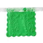 Arbre vert - lychee life rouleau a ptisserie transparent en acrylique, motif ondul, outils en argile ...