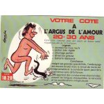 Votre cote a l'argus de l'amour - 20 / 30 ans - ref 001 500