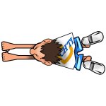 Attrape voiture ch'ti - 28x12cm - sticker / autocollant