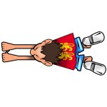 Attrape voiture normand - 28x12cm - sticker / autocollant