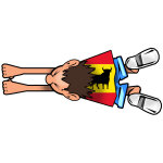 Attrape voiture taureau espagnol - 14x6cm - sticker / autocollant