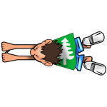 Attrape voiture vertacomicorien - 14x6cm - sticker / autocollant