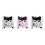 Audrey hepburn - lips - 30, 5x91, 5cm - affiche / poster envoi en tube