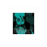 Audrey hepburn - quote - affiche / art print sur papier epais / envoi en tube