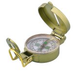 Authentique boussole mtal rgle ensemble loupe lanyard camping fournitures prismatique boussole observation ...