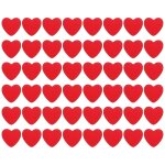Autocollants en bois en forme de coeur pour la saint - valentin - lot de 50, non toxiques, autocollants, ...