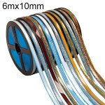 Autocollants de bord de joint d�evier imperm�able anti - moisissure - 6m x 10mm, couleur al�atoire