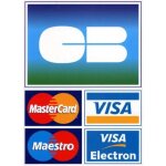 Autocollant cb accept�e voiture mur mural boutique magasin hotel taxi carte bancaire bleue visa sticker ...