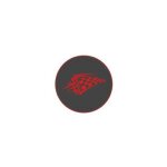 Autocollants damier caches moyeu pour jante auto stickers - taille : 58 mm Autocollants damier caches moyeu pour jante auto stickers - taille : 58 mm