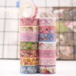 Autocollant de d�coration princesse washi, etiquette scrapbooking, ruban de masquage pour journal intime, ...