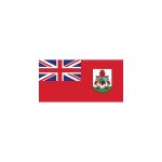 Autocollant drapeau bermuda bermudes sticker flag - taille : 17 cm