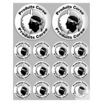 Autocollants serie produits corse carte Autocollants serie produits corse carte