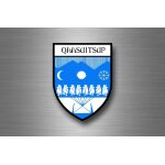 Autocollant sticker adhesif drapeau blason ville souvenir qaasuitsup groenland
