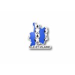 Autocollant sticker carte drapeau departement exterieur ile et villaine