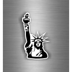 Autocollant sticker decoration mural chambre macbook statue liberte new york