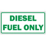 Autocollant sticker macbook laptop voiture moto diesel fuel only location vert