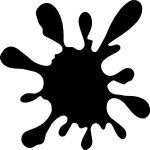 Autocollant sticker macbook laptop voiture moto tache noir deco vinyle casque