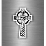 Autocollant sticker tuning voiture moto croix celtique breton bretagne drapeau a