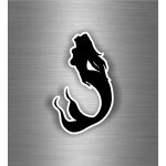 Autocollant sticker voiture chambre decoration mural sirene enfant r1