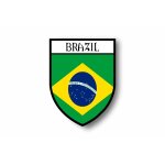 Autocollant sticker voiture moto blason ville drapeau bresil bresilien