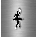 Autocollant sticker voiture moto danse danseuse etoile decoration chambre r1