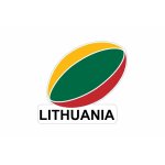 Autocollant sticker voiture moto drapeau ballon rugby lituanie lituanien
