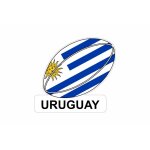 Autocollant sticker voiture moto drapeau ballon rugby uruguay