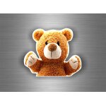 Autocollant sticker voiture moto macbook decoration nounours ted bear peluche