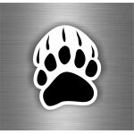 Autocollant sticker voiture moto macbook tuning patte ours panda chien chat r1