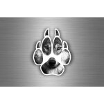 Autocollant sticker voiture moto tuning loup wolf biker tête de patte image r2 Autocollant sticker voiture moto tuning loup wolf biker tête de patte image r2