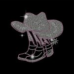 Autocollants thermocollants pour vtements, bottes, chapeaux, strass, cow - boy, cow - girl, motifs de ...