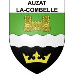 Auzat - la - combelle 63 ville stickers blason autocollant adh�sif - taille : 8 cm