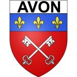 Avon 77 ville stickers blason autocollant adh�sif - taille : 17 cm