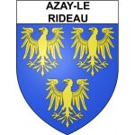 Azay - le - rideau 37 ville stickers blason autocollant adh�sif - taille : 17 cm