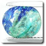 Azurite chrysocolle tenorite . 2. 45 cts. madagascar