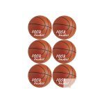 Ballons basket - ball (6stickers de 9cm) - sticker / autocollant Ballons basket - ball (6stickers de 9cm) - sticker / autocollant