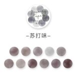 Bandes adh�sives d�coratives s�rie fruits bonbons durs, 20 pi�ces / 1lot, autocollants japonais en papier ...