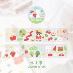 Bande adhsive de masquage animal de compagnie, 4cm x 3m, scrapbooking artisanal dcoratif mignon kawaii ...