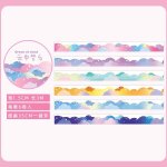 Bande adhésive washi avec plantes vertes, 6 pièces, pour masquage de fleurs, kawaii, nuage de rêve, autocollan ... Bande adhésive washi avec plantes vertes, 6 pièces, pour masquage de fleurs, kawaii, nuage de rêve, autocollan ...