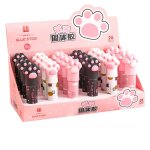 Bâton de colle solide en forme de griffe de chat, dessin animé, bande adhésive forte pour etudiants, ... Bâton de colle solide en forme de griffe de chat, dessin animé, bande adhésive forte pour etudiants, ...