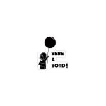 Bebe a bord vador ballon 268 autocollant adh�sif sticker - taille : 12 cm