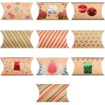 Belle vous petite boite cadeau carton (lot de 50) - 10 ballotins de noel 11 x 7 cm - boite bonbon noel, ...