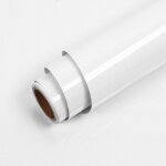 Blanc brillant - 1mx60cm - papier peint autocollant en vinyle noir brillant, imperméable, bricolage, ... Blanc brillant - 1mx60cm - papier peint autocollant en vinyle noir brillant, imperméable, bricolage, ...