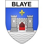 Blaye 33 ville stickers blason autocollant adh�sif - taille : 12 cm