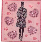 Blf 80 - saint valentin - coeurs 2005 - couturier cacharel