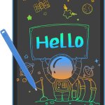 Bloc - notes magique lcd 12 pouces, bloc - notes pour enfants, bloc - notes de dessin couleur