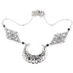 Boho tte chane pendentif gothique front casque rtro cheveux accessoires mariage tte robe blanc