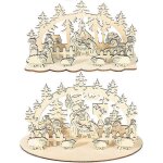 Le bois de l'arbre de no�l pour les nordiques de vacances diy centre de table