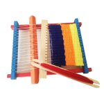 Bois tricot mtier a tisser fil navette diy fait a la main outil enfants intelligence jouet