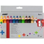 Bote de 12 crayons de couleur 3plus avec taille - crayon